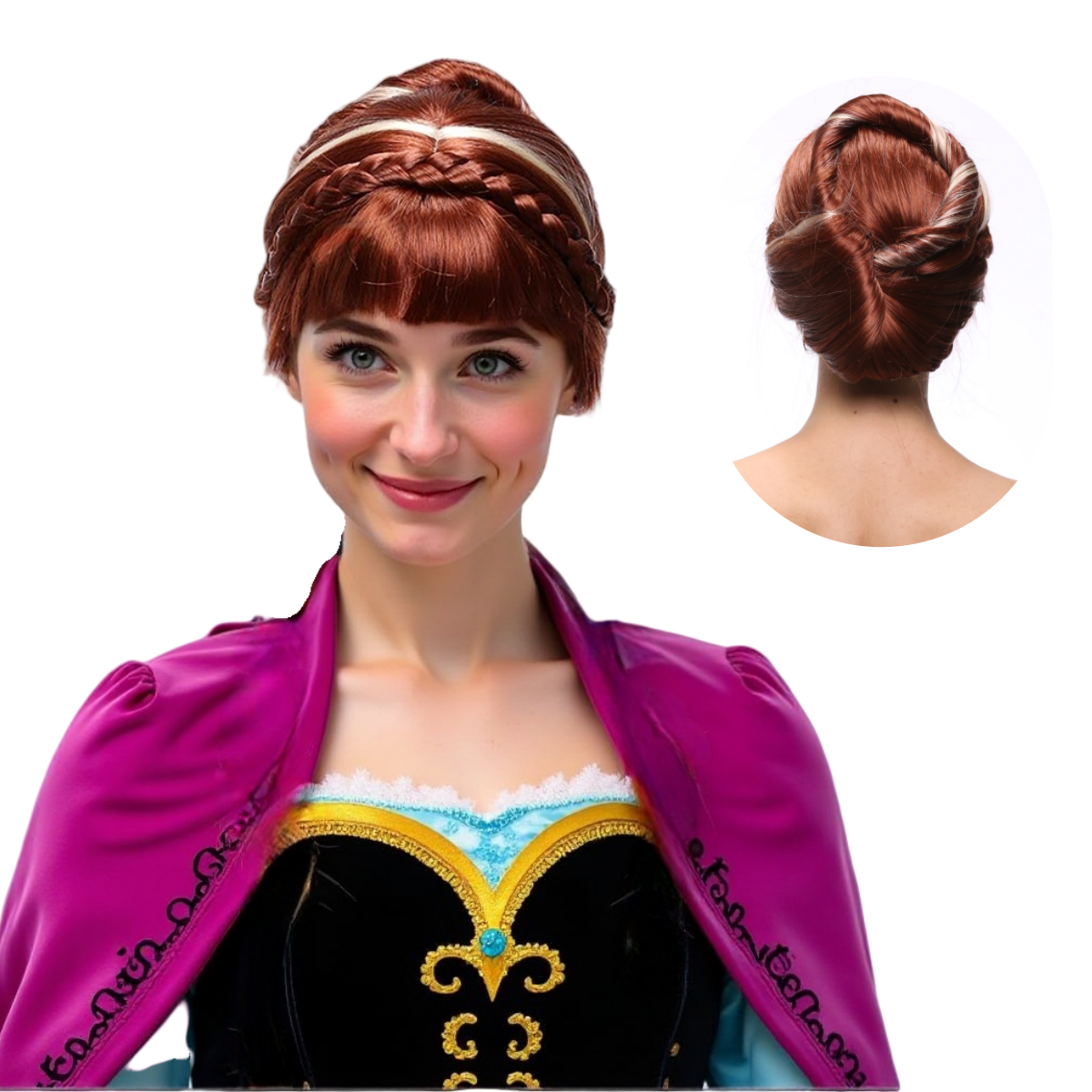 Braiding Hair Kanekalon - Anna Wig For Adult Red Brown