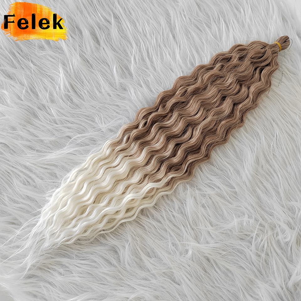 Crochet Braiding Hair - 3Pcs Ariel Curl Braiding Hair Extensions