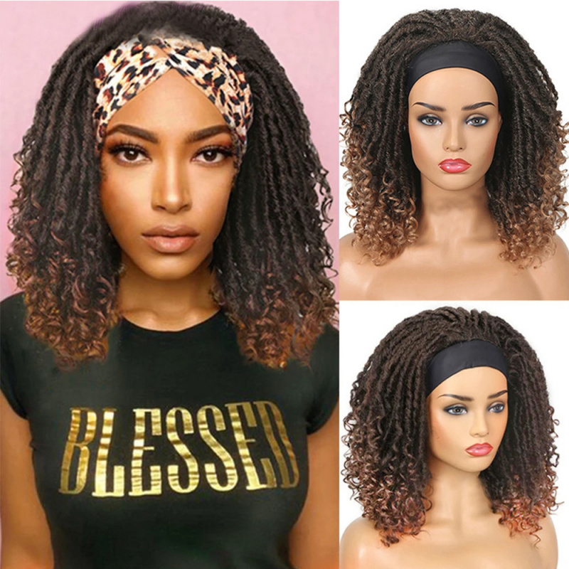 Crochet Braiding Hair - European and American headscarf wigs, African