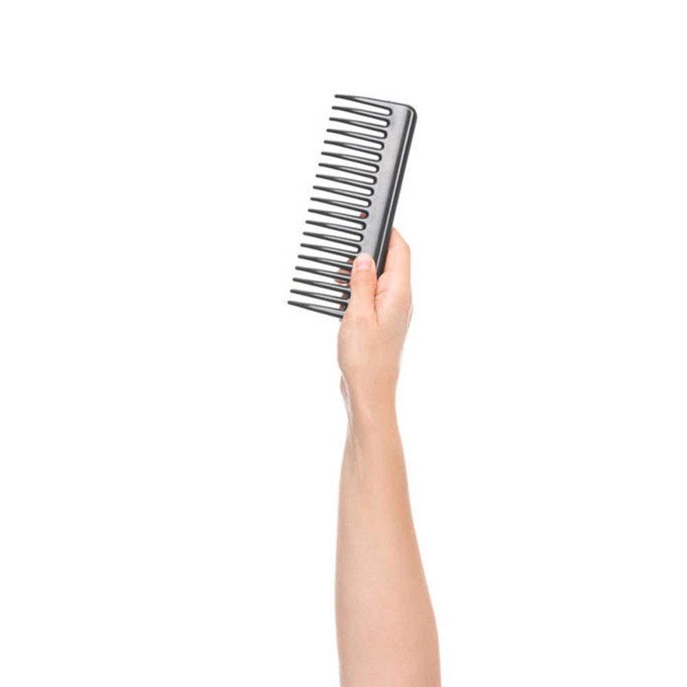 Detangling Wide Comb - Plastic Haircut Comb Rounded Thick Wide