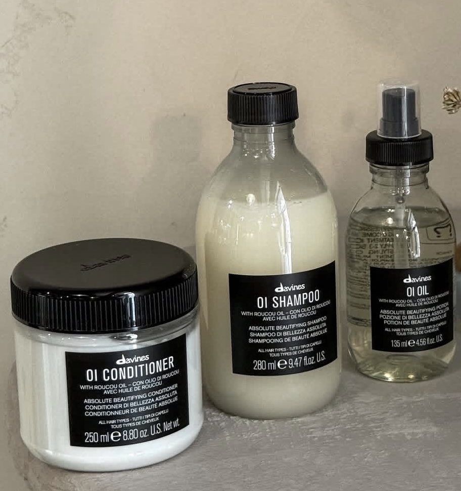 Hair Care Routine - Davines Hair Care Essential OI Roucou