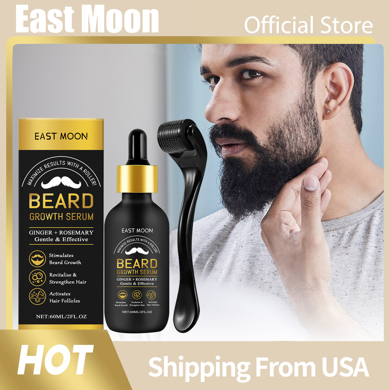 Hair Care Hair Serum - Beard Care Essential Oil Deep Hydration