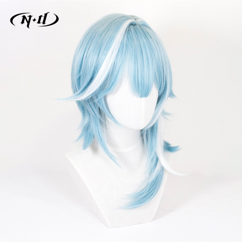 ND Eula Cosplay Wigs Hairpiece - Braiding Hair Kanekalon recension och pris