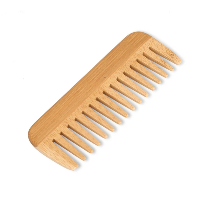 Natural Bamboo Wide Toothed Co - Detangling Wide Comb recension och pris