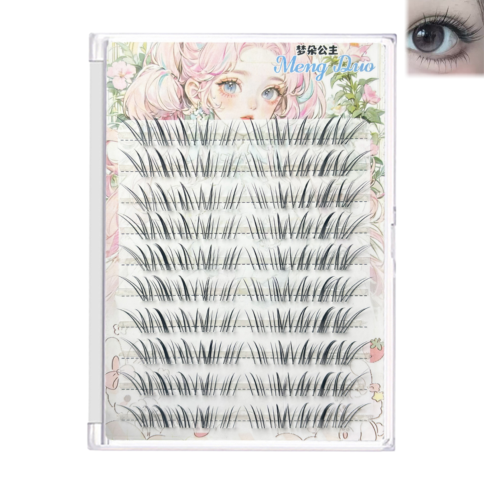 DIY False Eyelashes Transparen - Hair Care Korea recension och pris