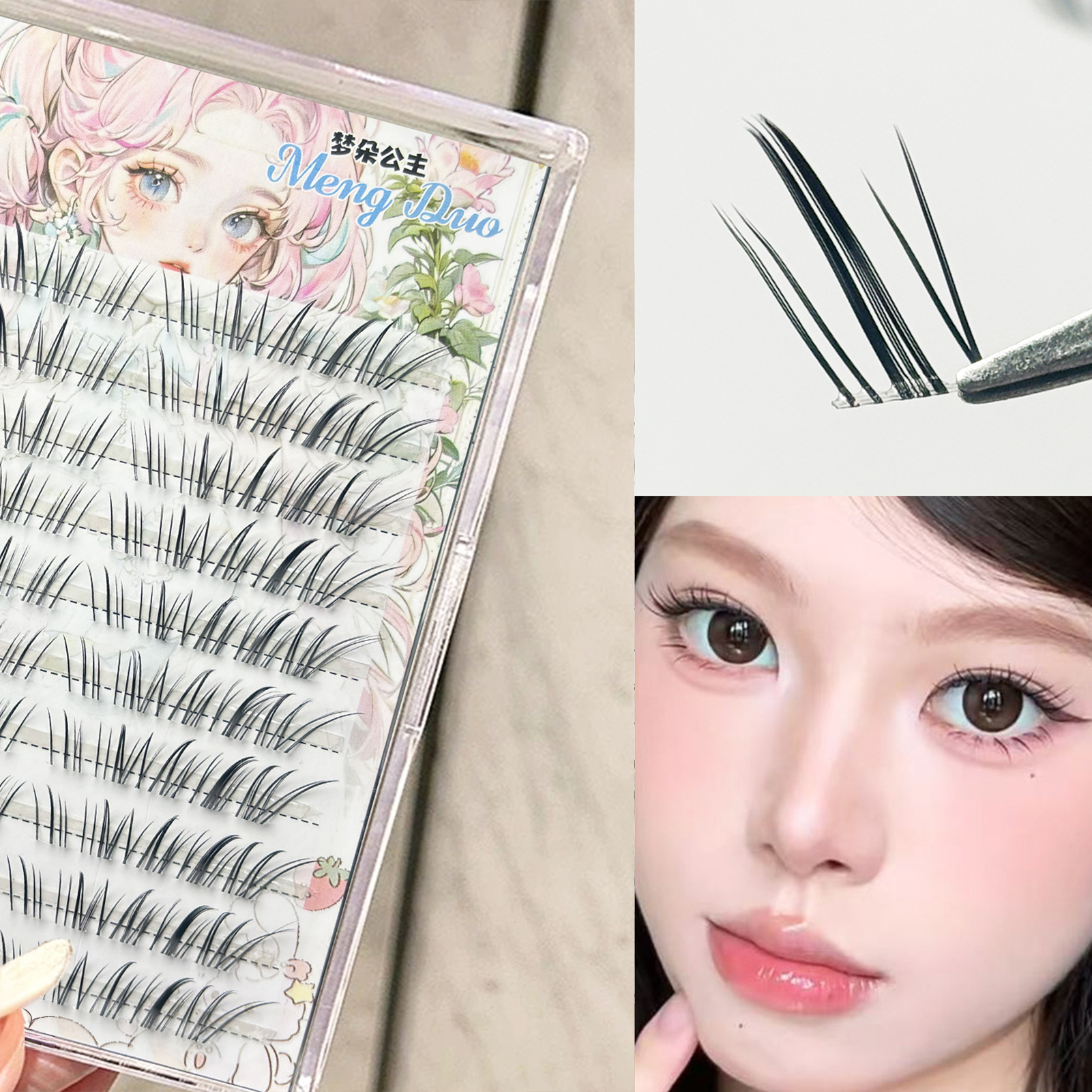 DIY False Eyelashes Transparen - Hair Care Korea recension och pris