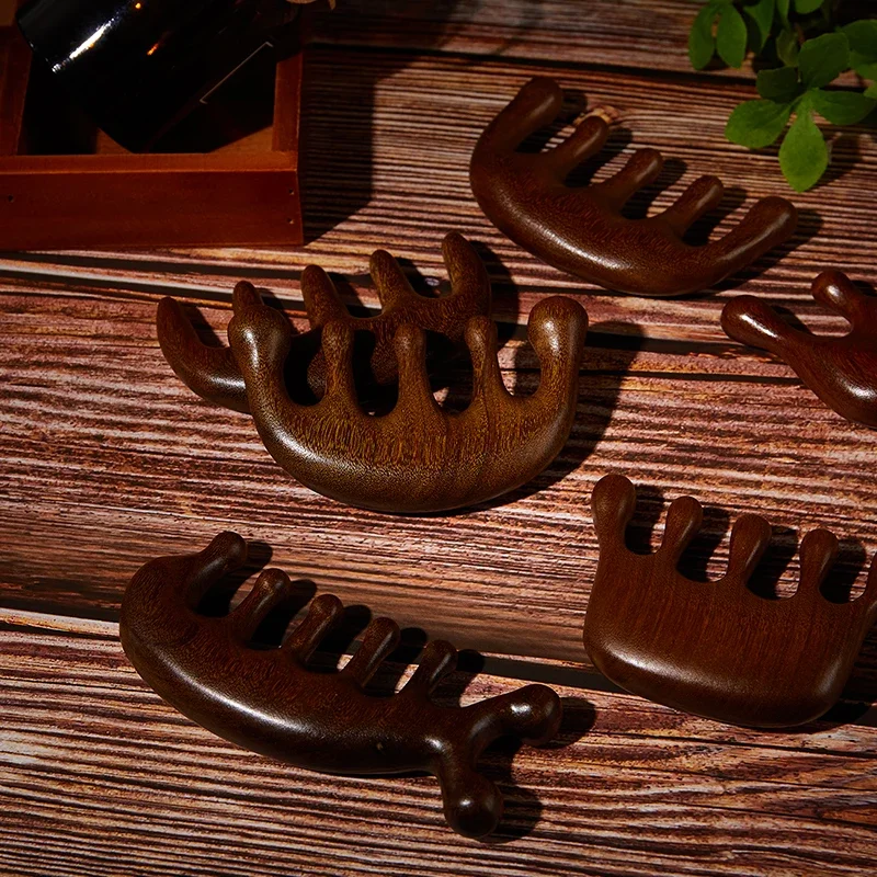 Wood Therapy Massage Comb Head - Detangling Wide Comb recension och pris