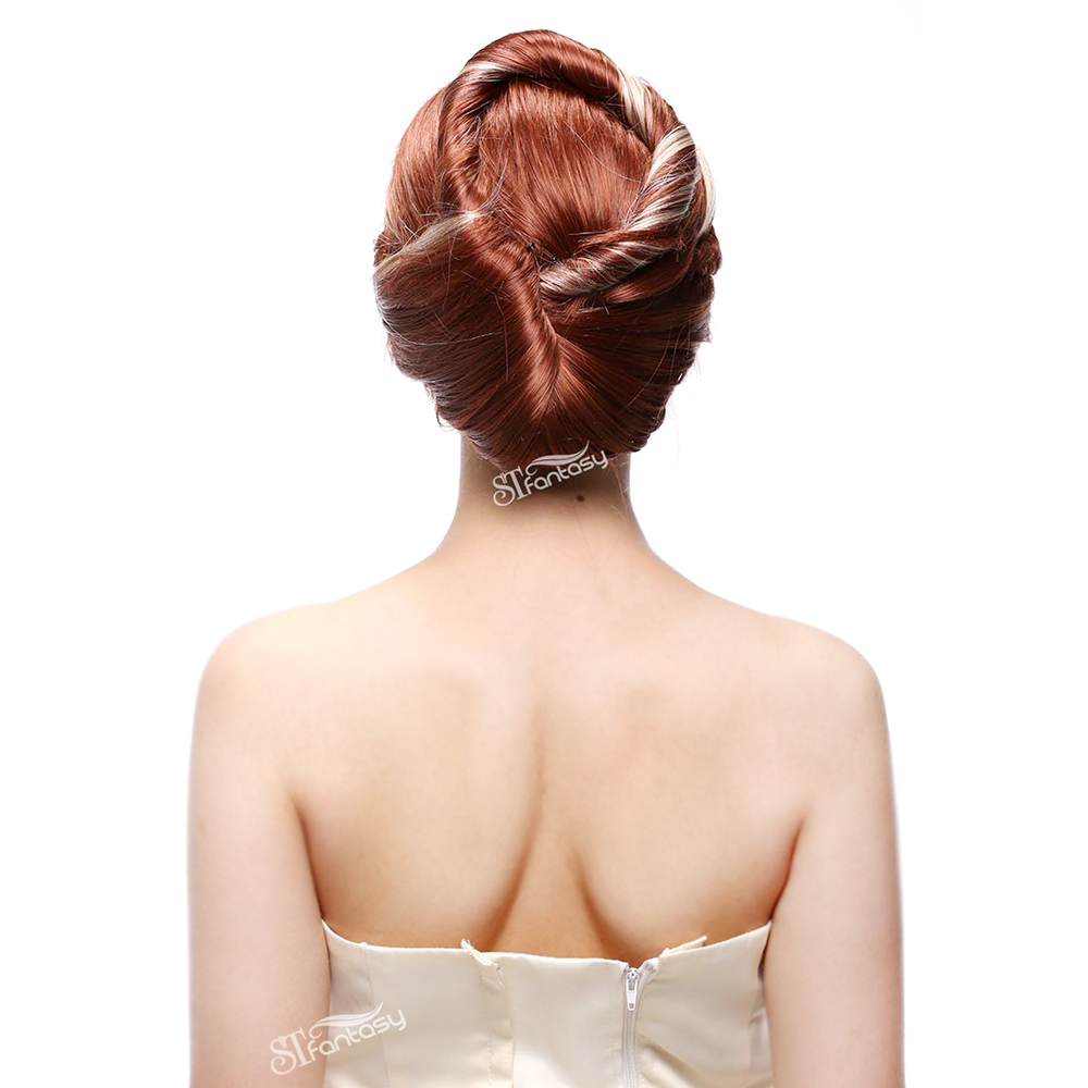 Anna Wig For Adult Red Brown B - Braiding Hair Kanekalon recension och pris