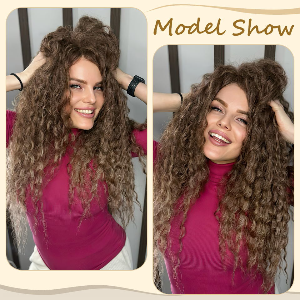 3Pcs Ariel Curl Braiding Hair  - Crochet Braiding Hair recension och pris