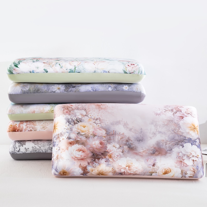Floral Printed Cooling Pillowc - Satin Pillowcase Silk recension och pris