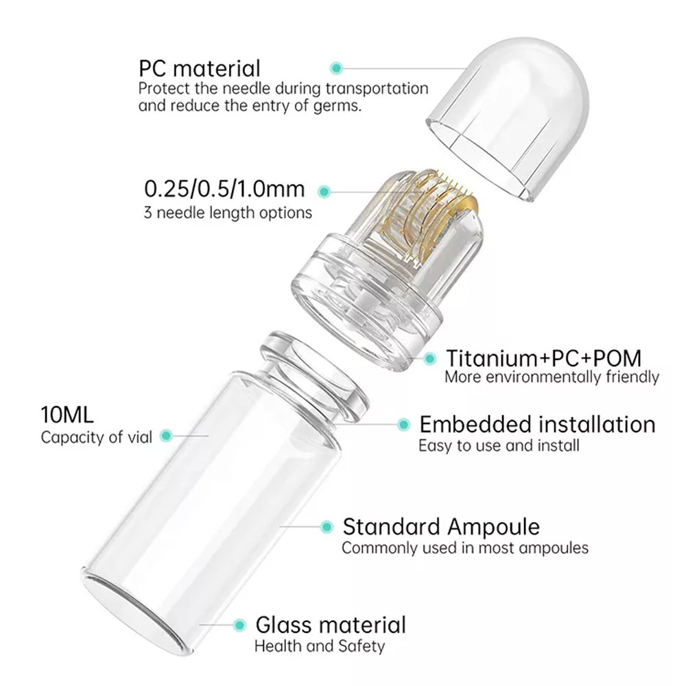 1PCS 64Pins Titanium Micro Nee - Hair Care Hair Serum recension och pris