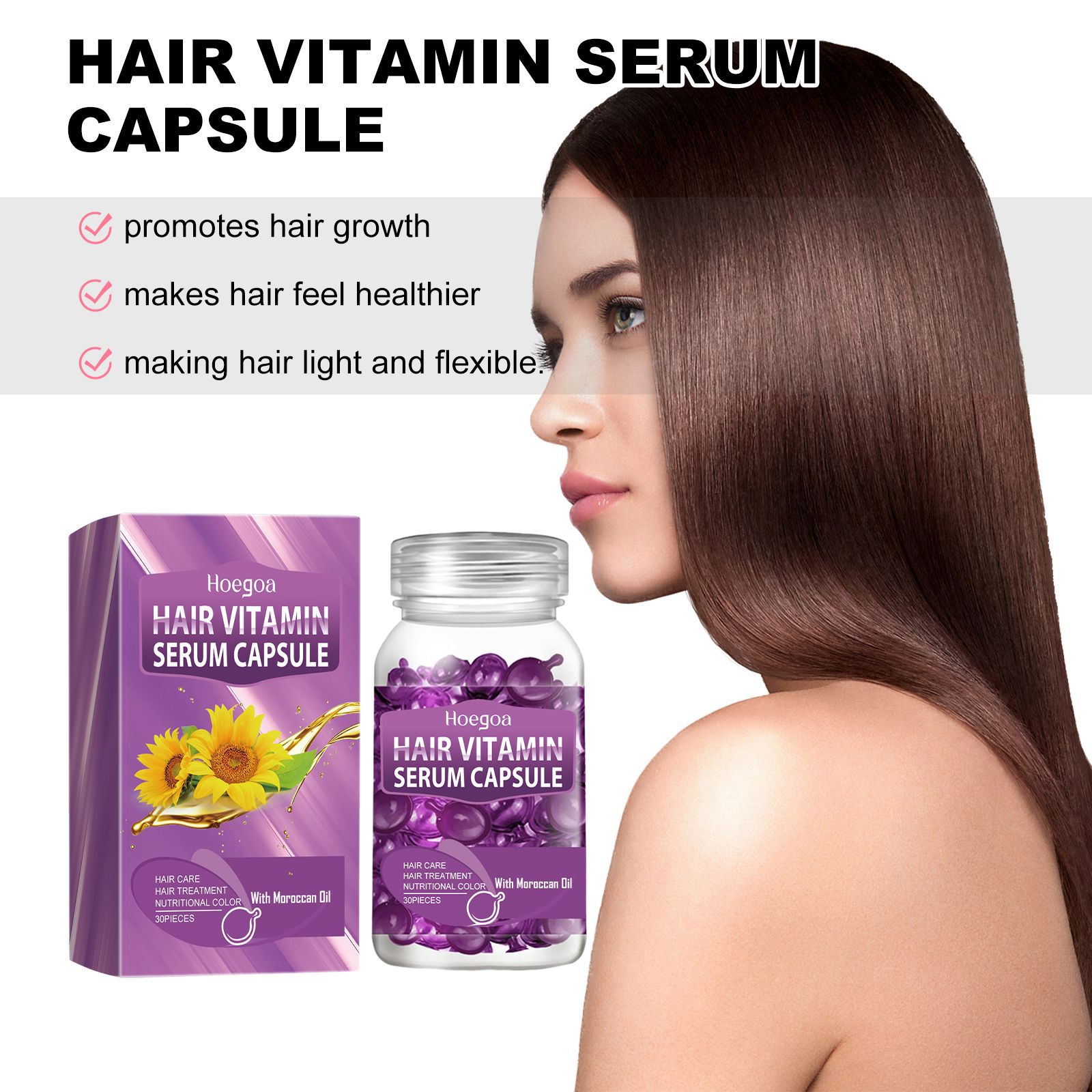 Vitamin Hair Essential Oil Cap - Hair Care Hair Serum recension och pris