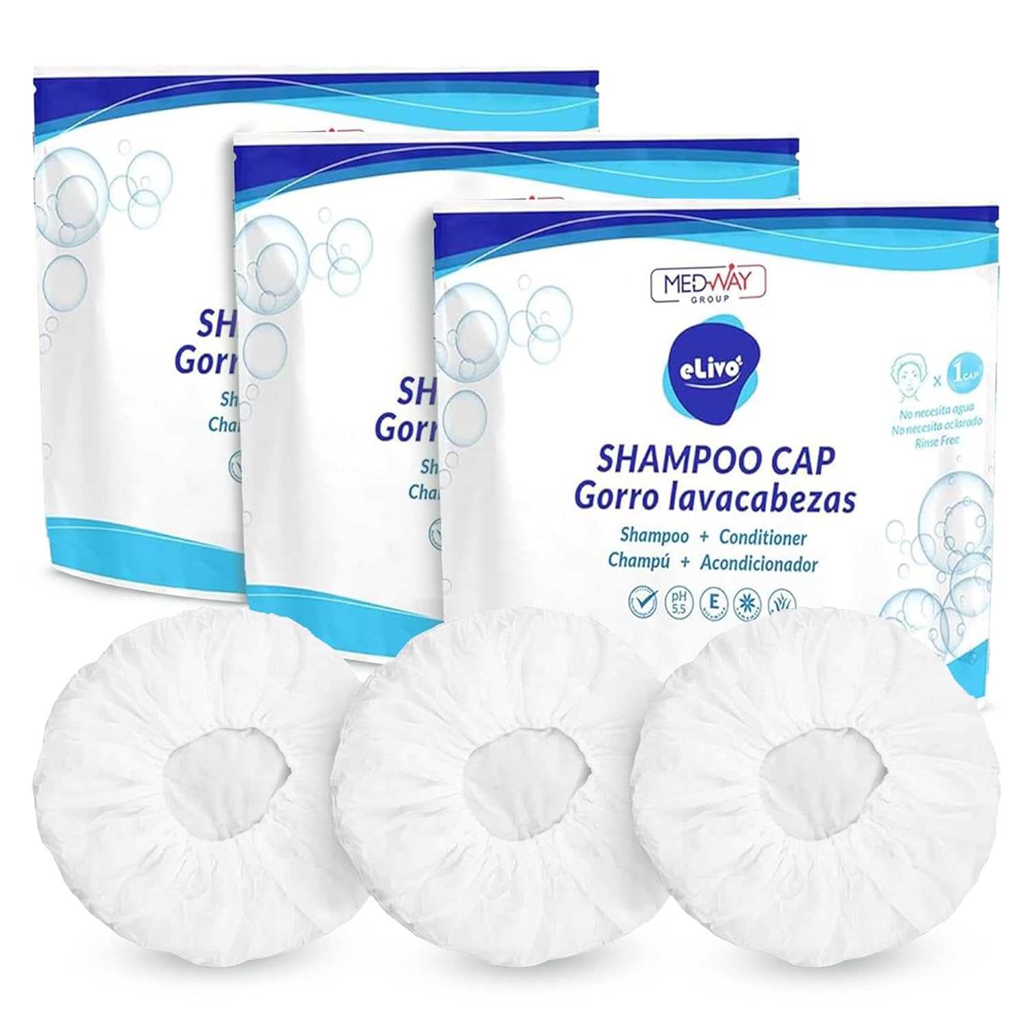 No Rinse Shampoo Cap 3 Pack -  - Hair Care Hospital recension och pris