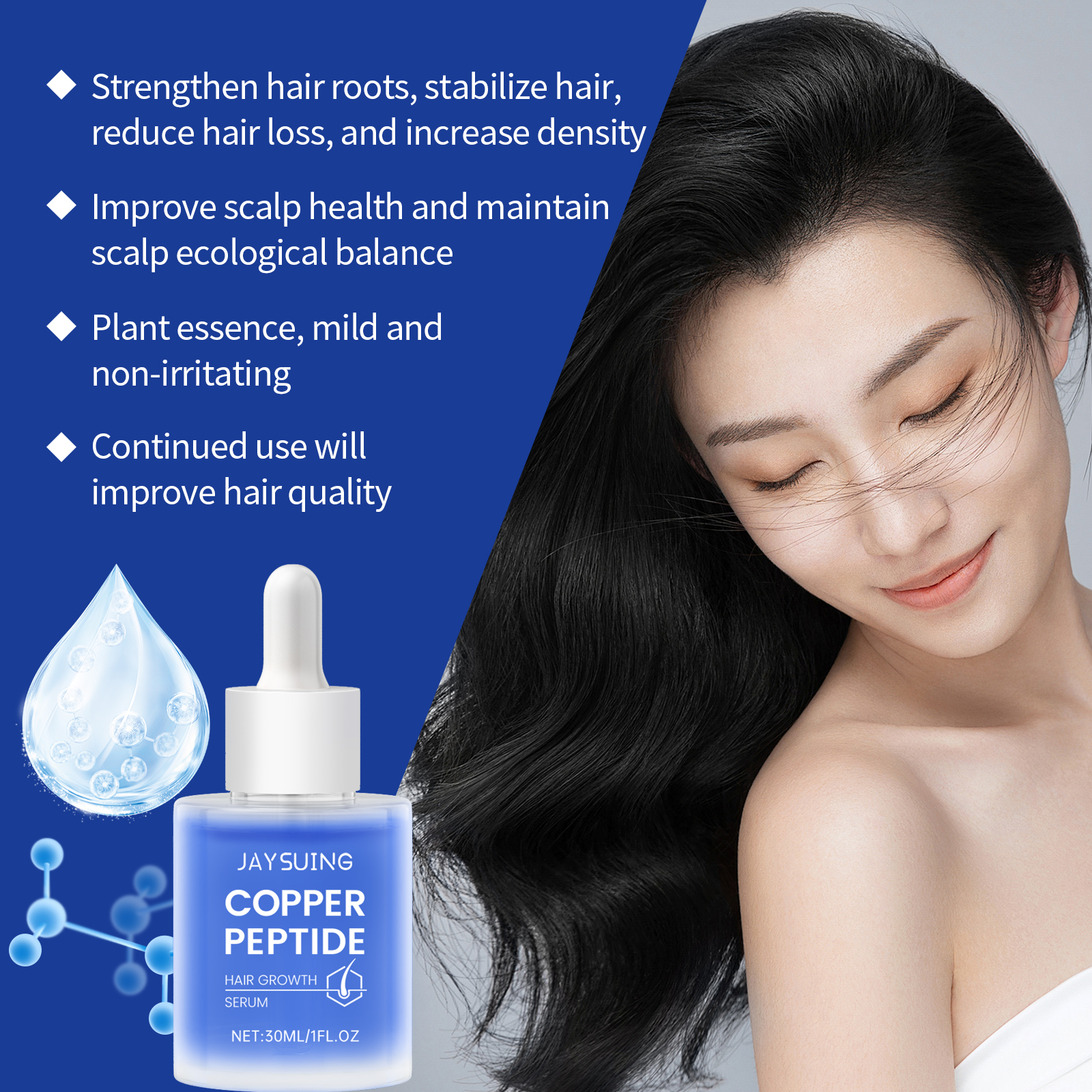 Copper Peptide Shampoo Hair Gr - Hair Care Hair Serum recension och pris