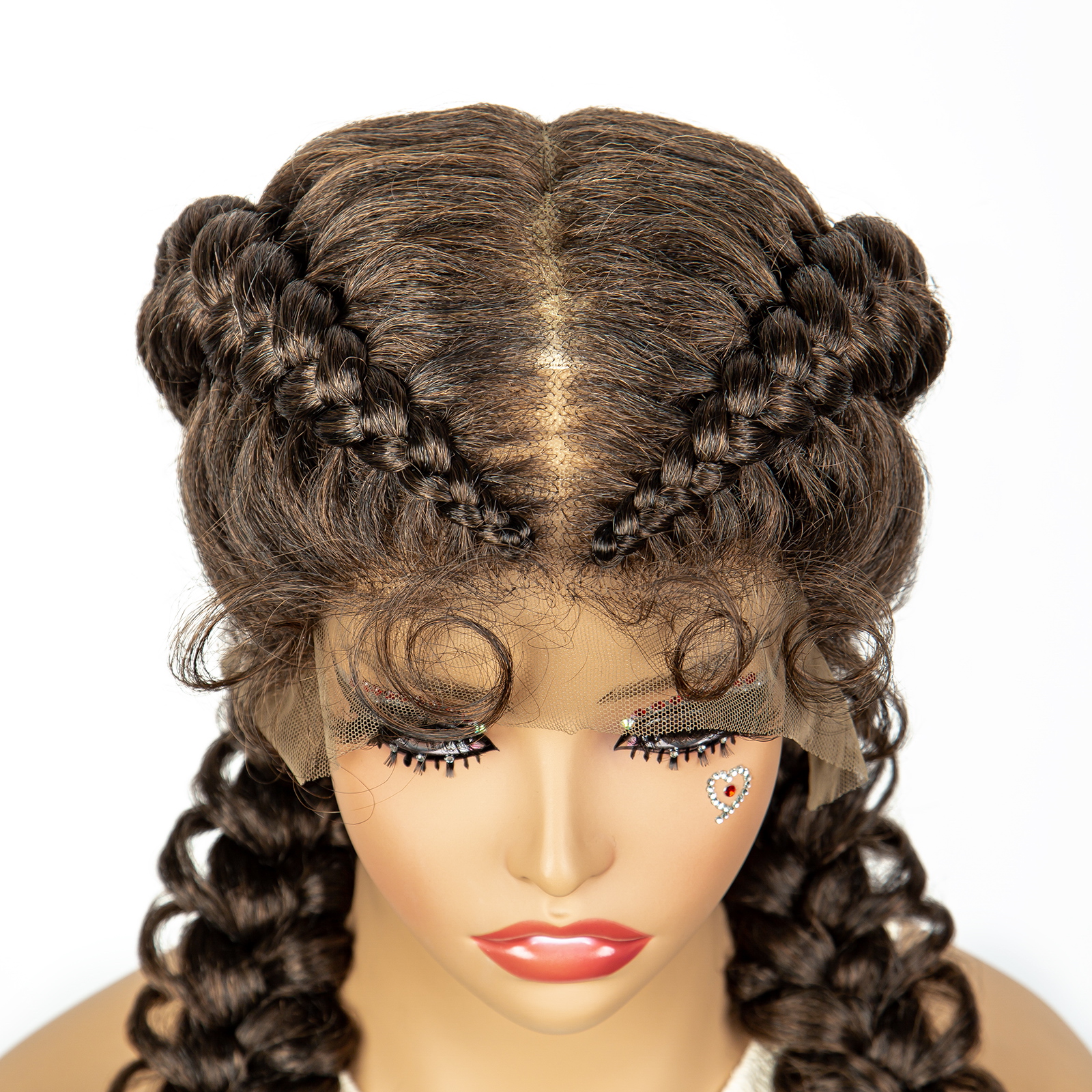 1B/30 Dark Brown Synthetic Lac - Braiding Hair Kanekalon recension och pris