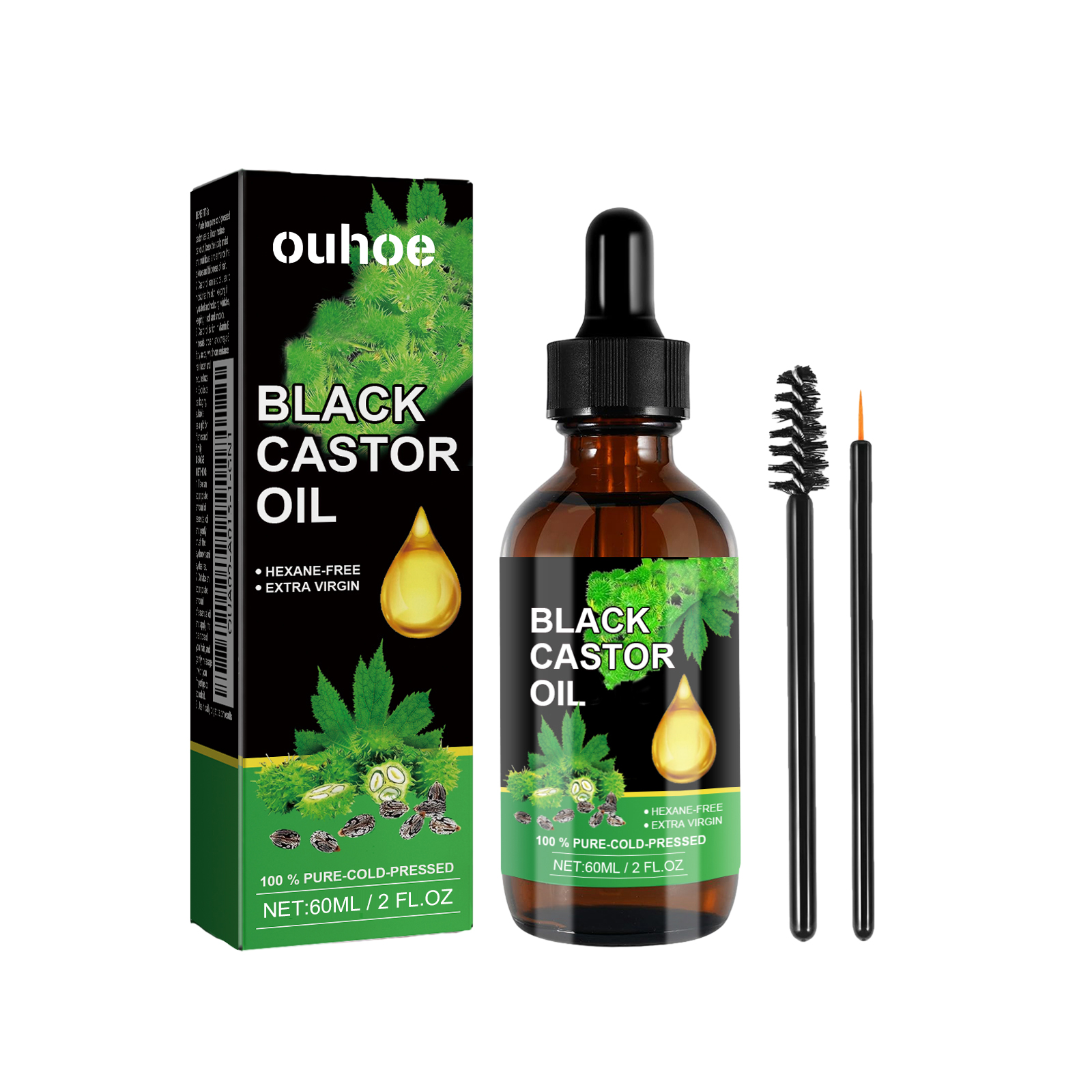 Black Castor Oil Nourishes Hai - Hair Care Hair Serum recension och pris