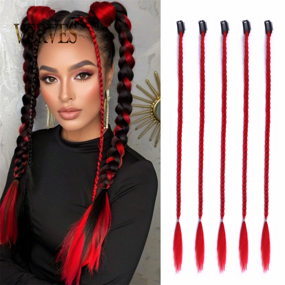 5 Pieces Tinsel Clip In Hair E - Crochet Braiding Hair recension och pris