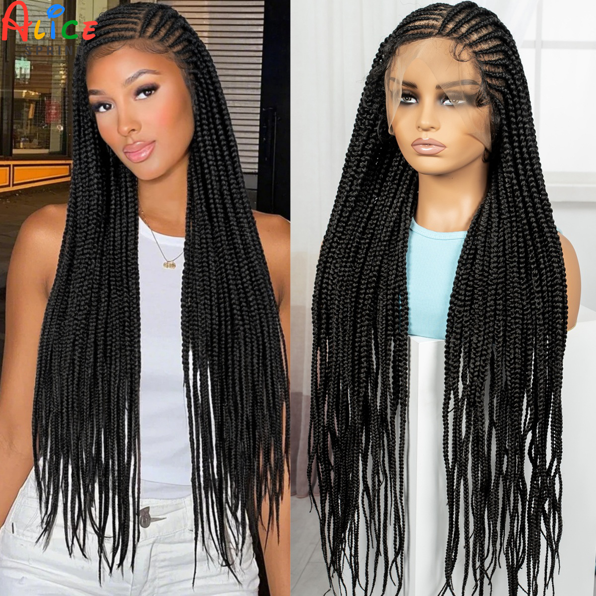 36inch Full Lace Synthetic Cor - Braiding Hair Kanekalon recension och pris