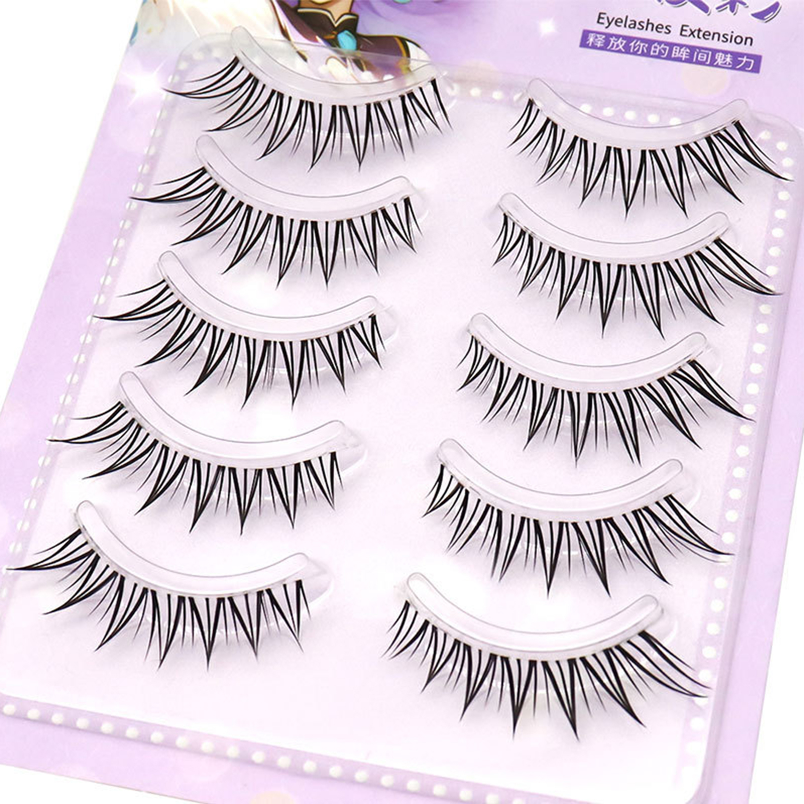 5pair Foxes False Eyelashes Fu - Hair Care Korea recension och pris