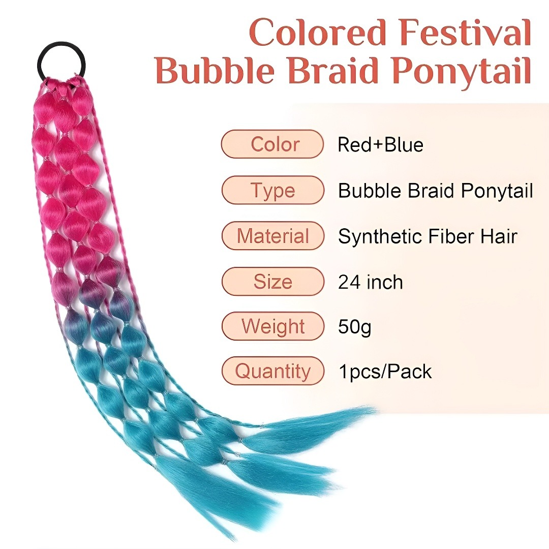 Synthetic Ponytail Extension C - Crochet Braiding Hair recension och pris