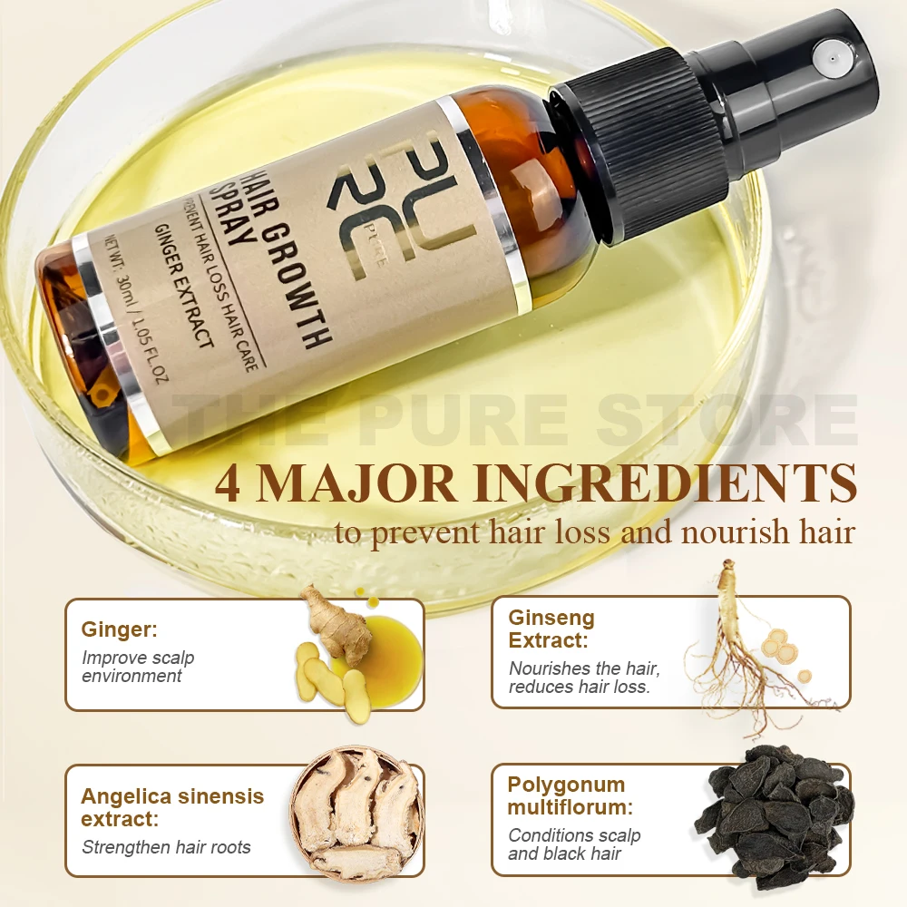 PURC Ginger Hair Spray Root St - Hair Care Hair Serum recension och pris