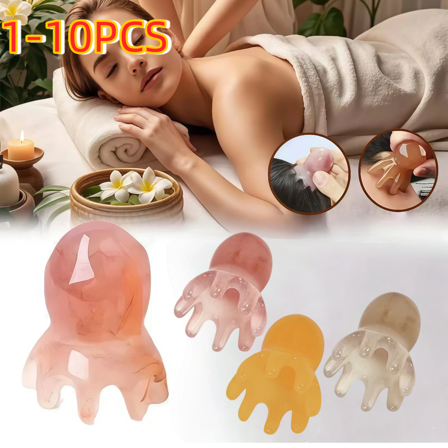 Cute Octopus Scalp Massage Com - Hair Care Korea recension och pris