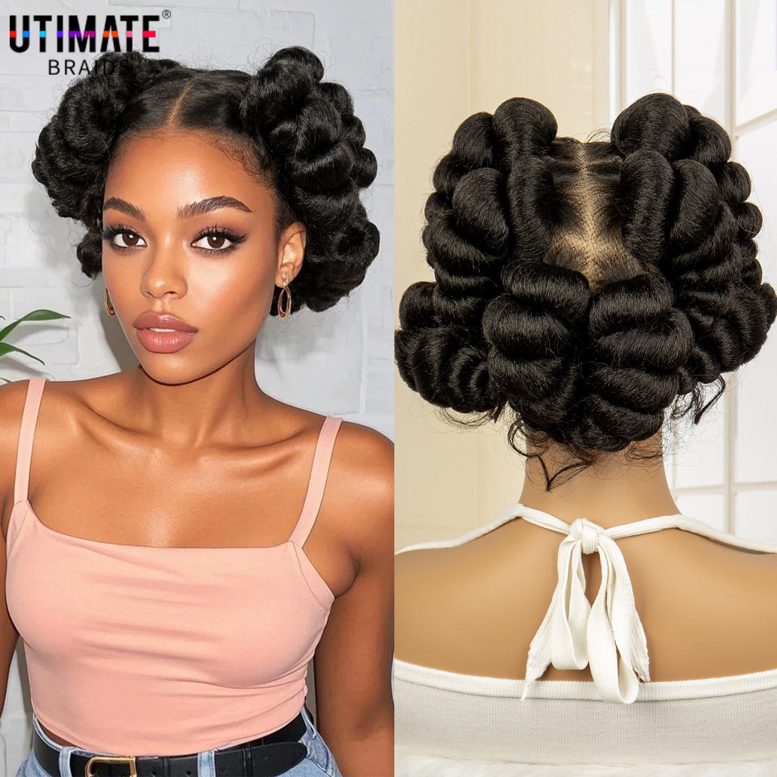 Full Lace Synthetic African Ba - Braiding Hair Kanekalon recension och pris