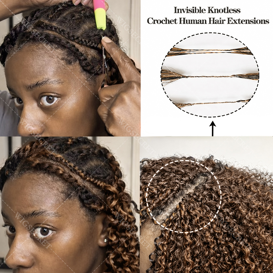 Miracle Knots Burmese Curly Cr - Crochet Braiding Hair recension och pris