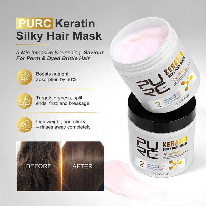 PURC Keratin Treatment Hair Ca - Hair Care Hair Mask recension och pris