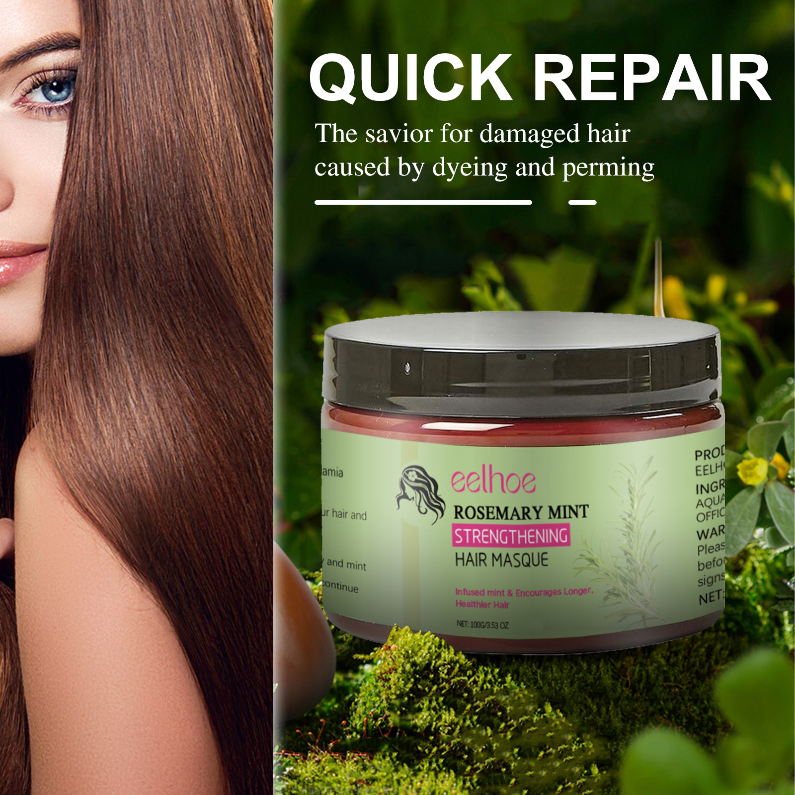 100ML Natural Hair Mask Moistu - Hair Care Hair Mask recension och pris