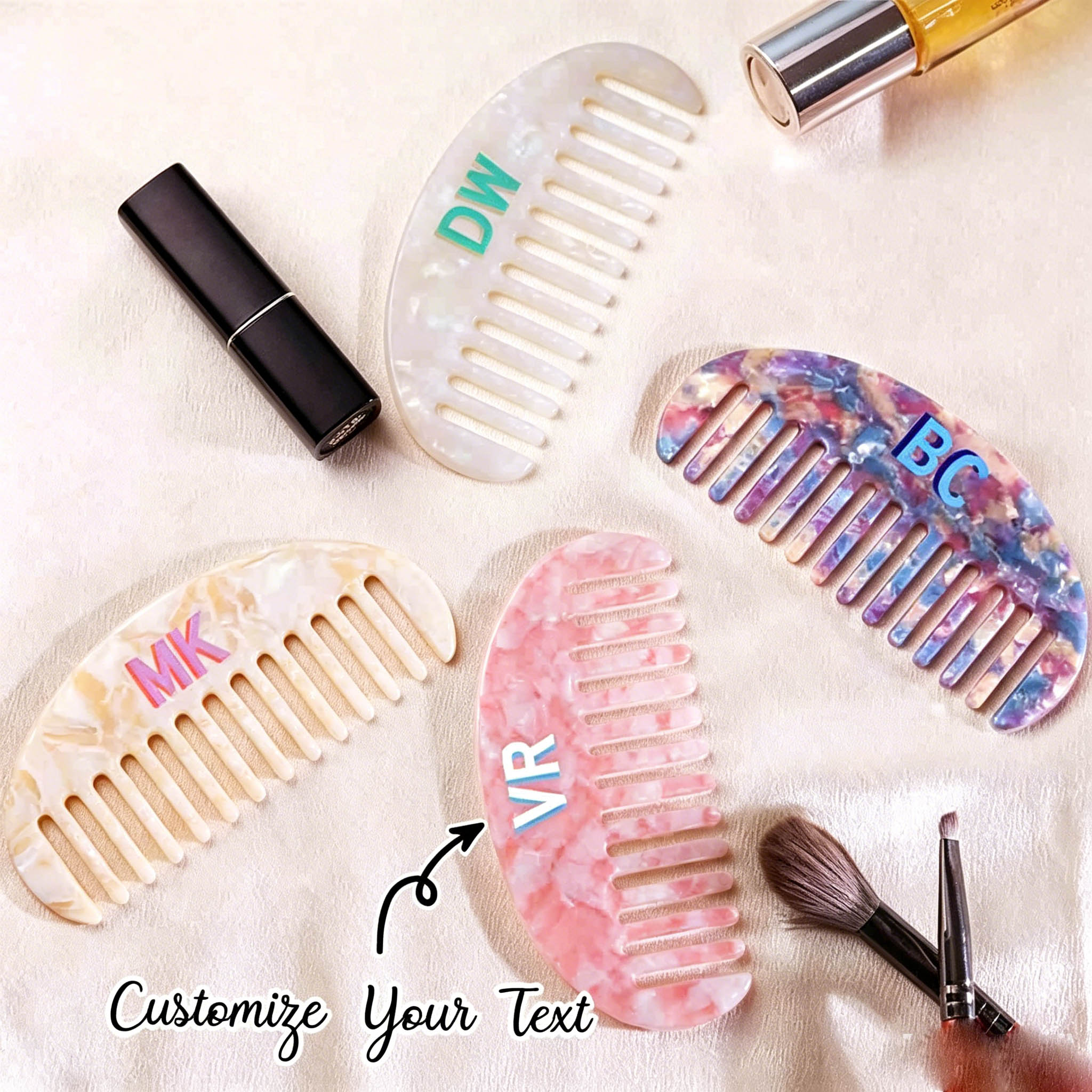 1PCS Personalized Comb,Wide To - Detangling Wide Comb recension och pris