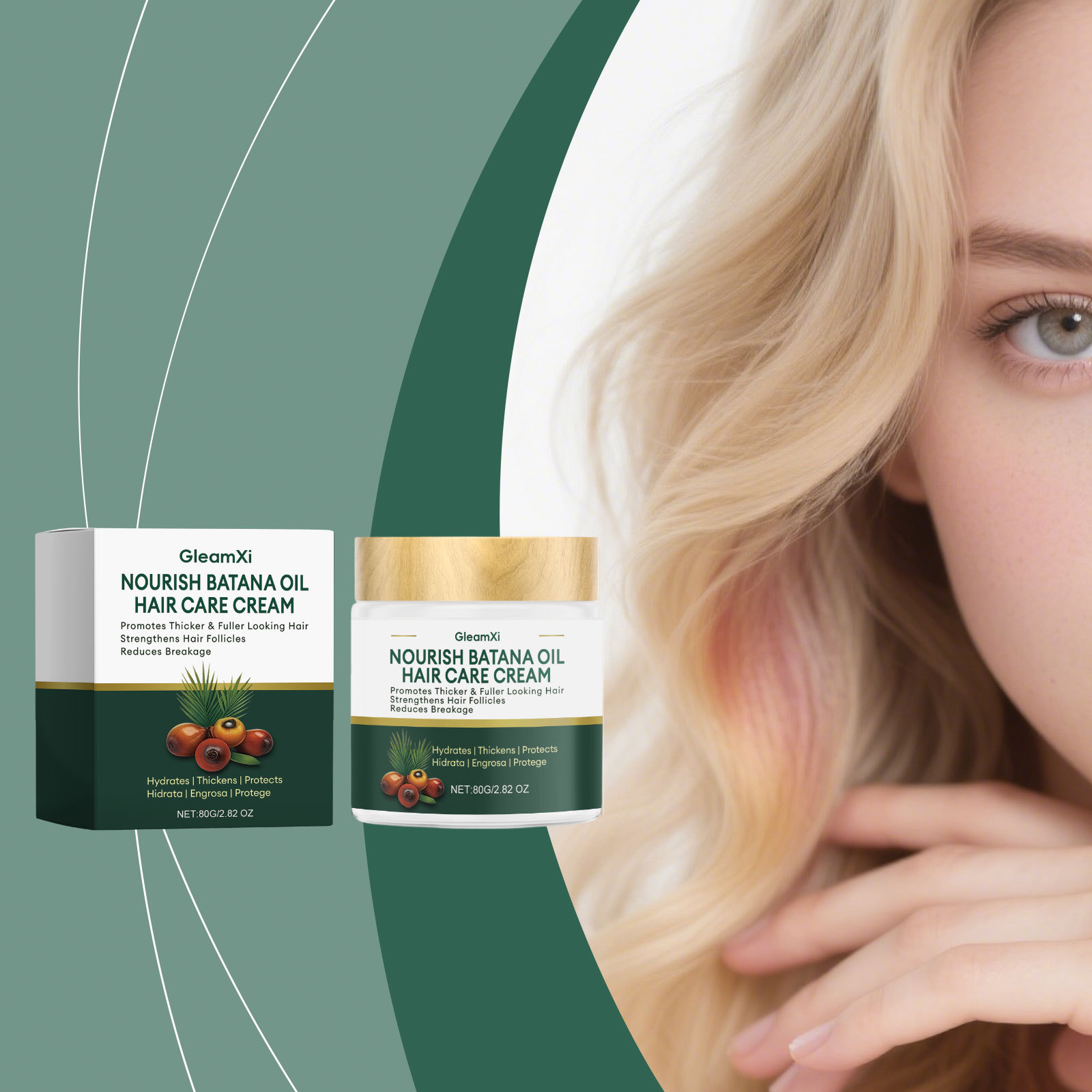 Gleamxi Nourish Batana Oil Hai - Hair Care Hair Mask recension och pris