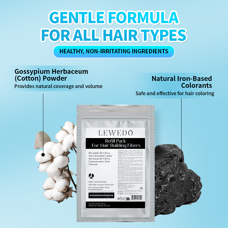 Hair Fibers Powder 100g Instan - Hair Care Natural recension och pris