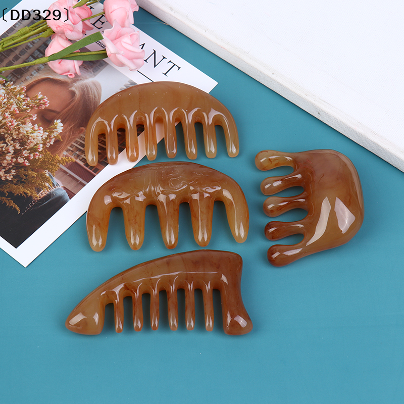 1×Natural Ox Horn Pocket Comb  - Hair Care Natural recension och pris