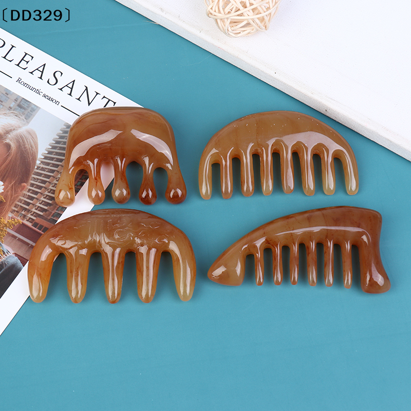 1×Natural Ox Horn Pocket Comb  - Hair Care Natural recension och pris