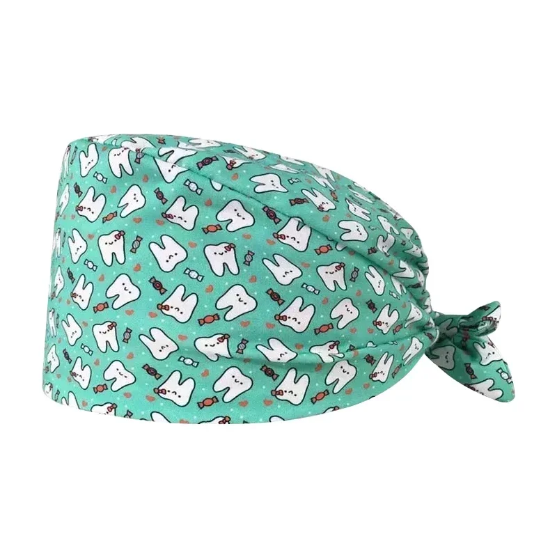 Printed Surgical Cap Scrub Cot - Hair Care Hospital recension och pris