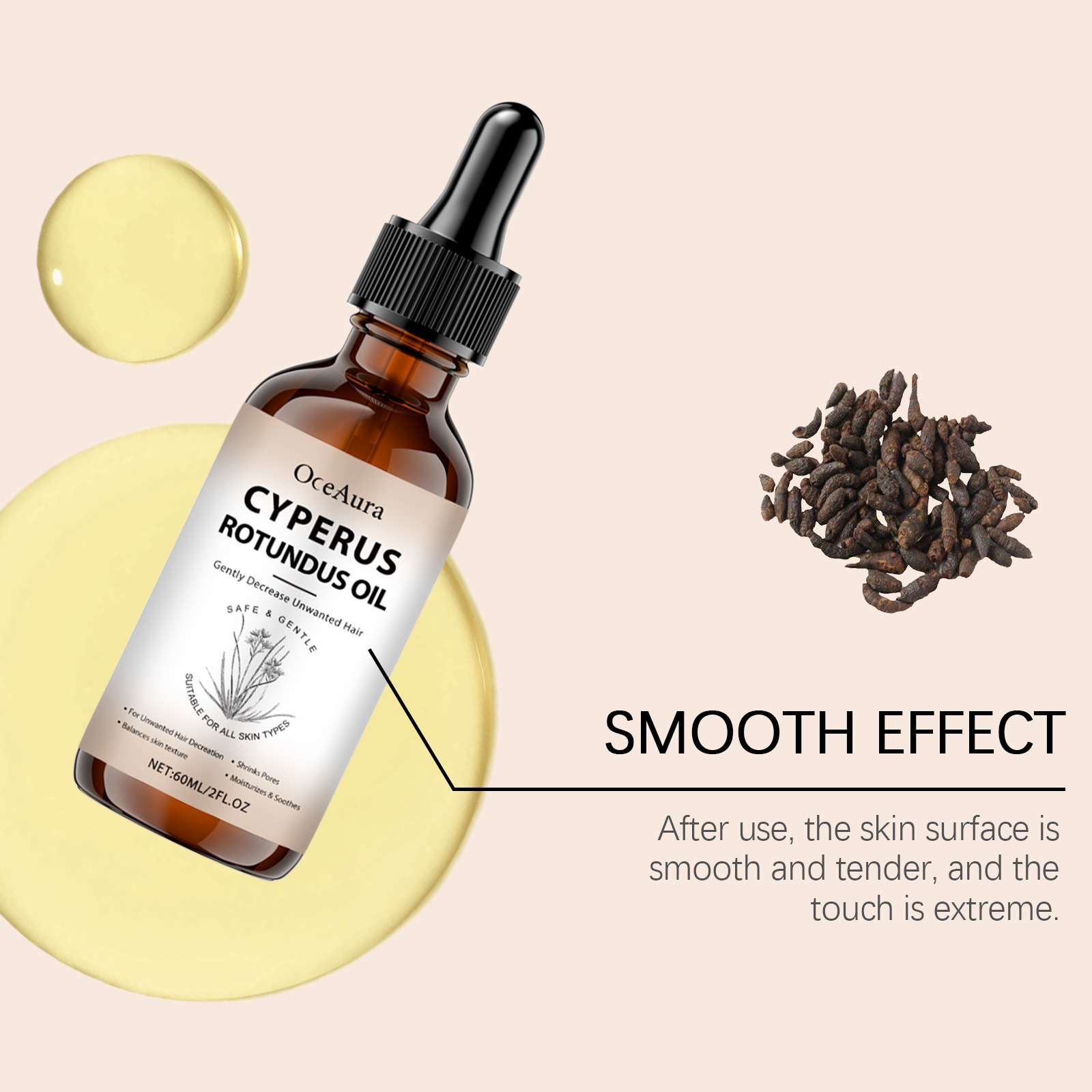 Cyperus Rotundus Oil for Hair  - Hair Care Hair Serum recension och pris