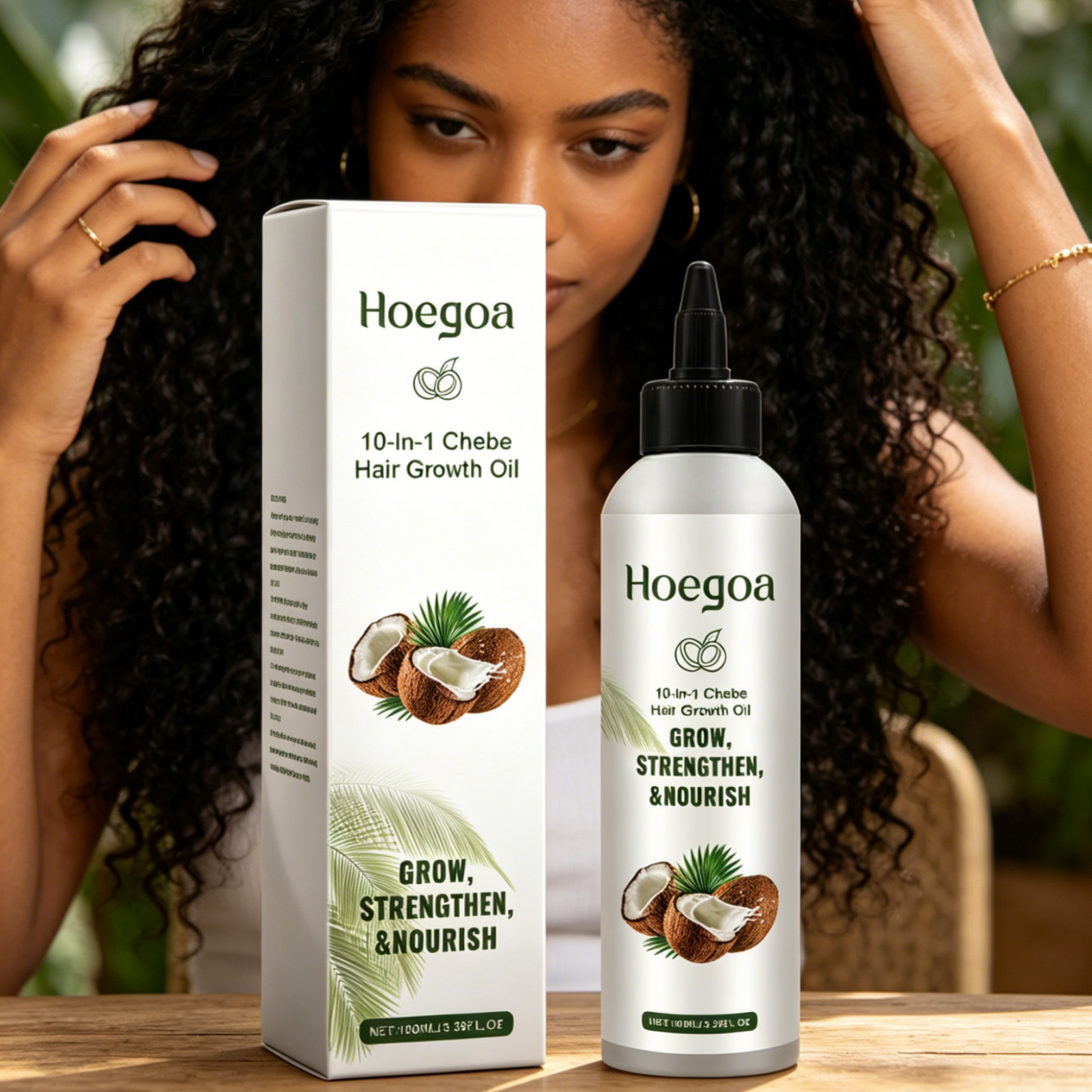 Hoegoa Chebe Hair Growth Oil F - Hair Care Natural recension och pris