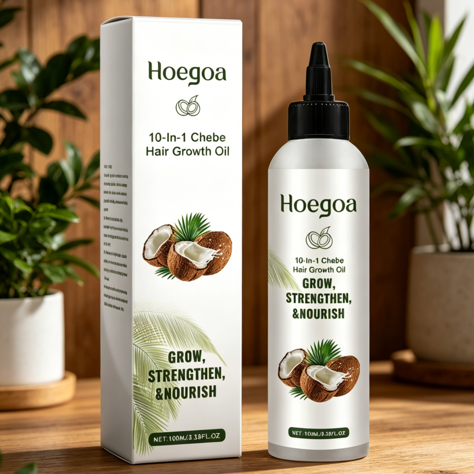Hoegoa Chebe Hair Growth Oil F - Hair Care Natural recension och pris