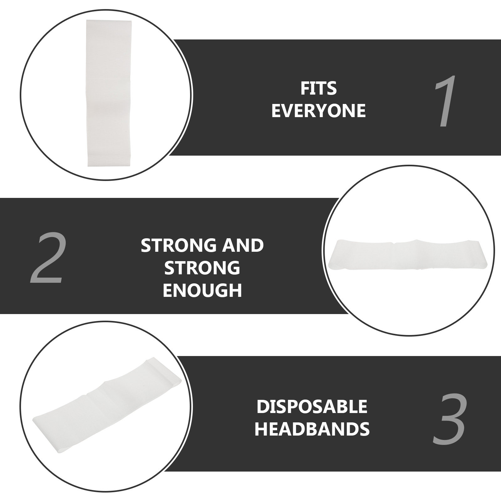 100Pcs Disposable Hair Bands O - Hair Care Routine recension och pris