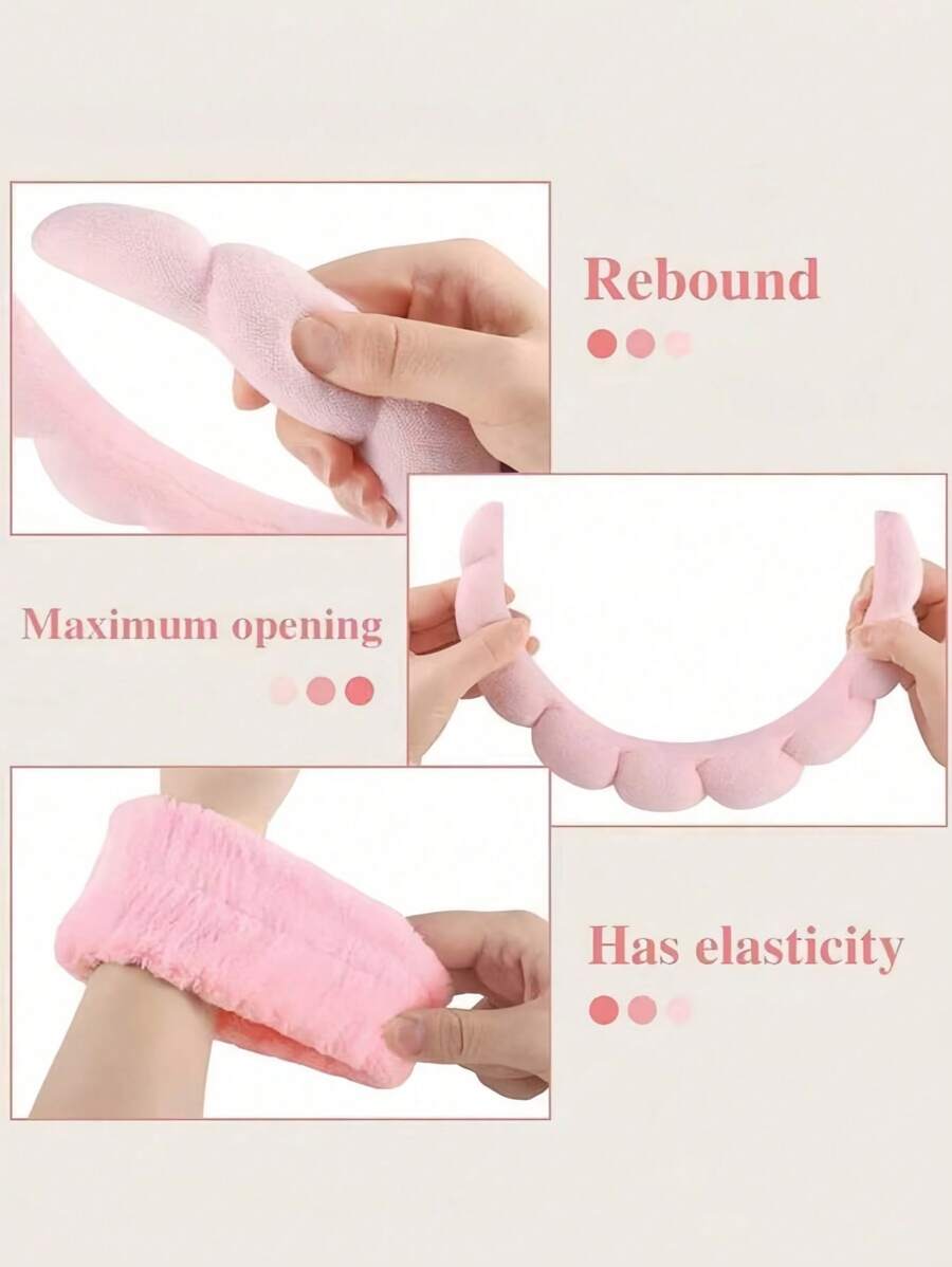 3pcs1set  Sponge Headband Wris - Hair Care Hair Mask recension och pris