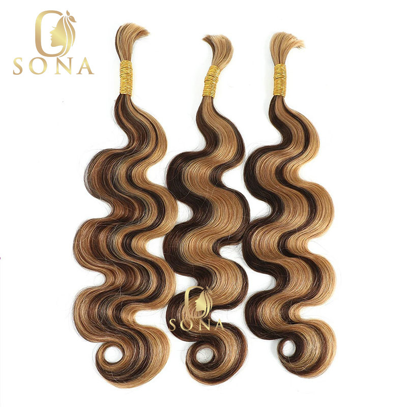 P4/27Highlight Honey Blonde Br - Crochet Braiding Hair recension och pris