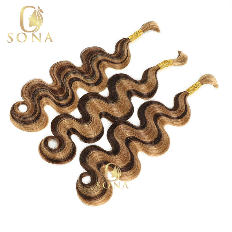 P4/27Highlight Honey Blonde Br - Crochet Braiding Hair recension och pris