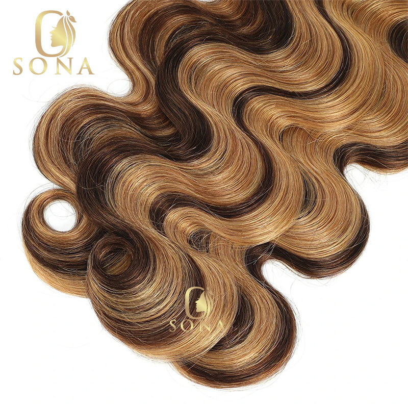 P4/27Highlight Honey Blonde Br - Crochet Braiding Hair recension och pris