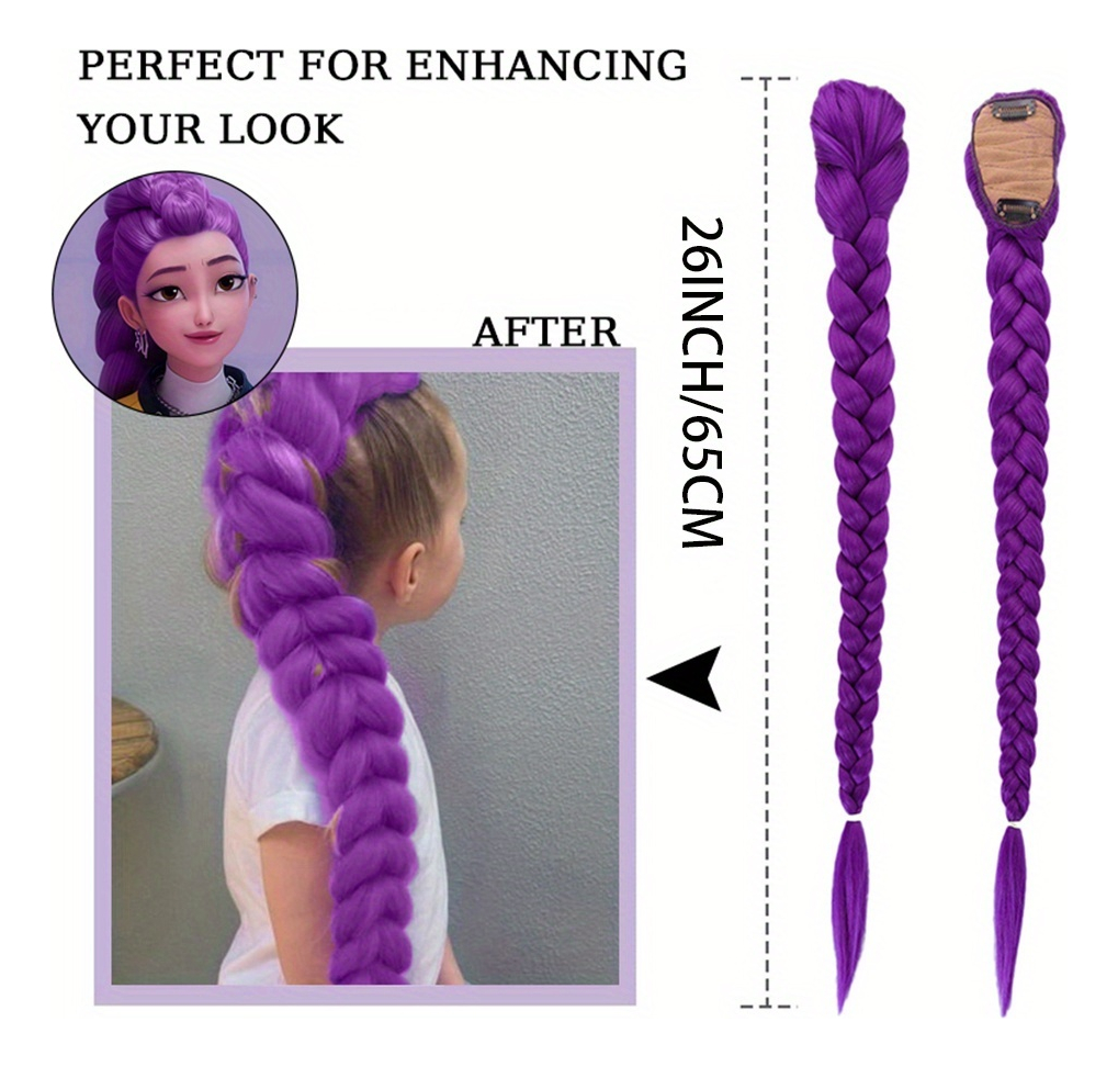26inch Anime Character Purple  - Braiding Hair Kanekalon recension och pris