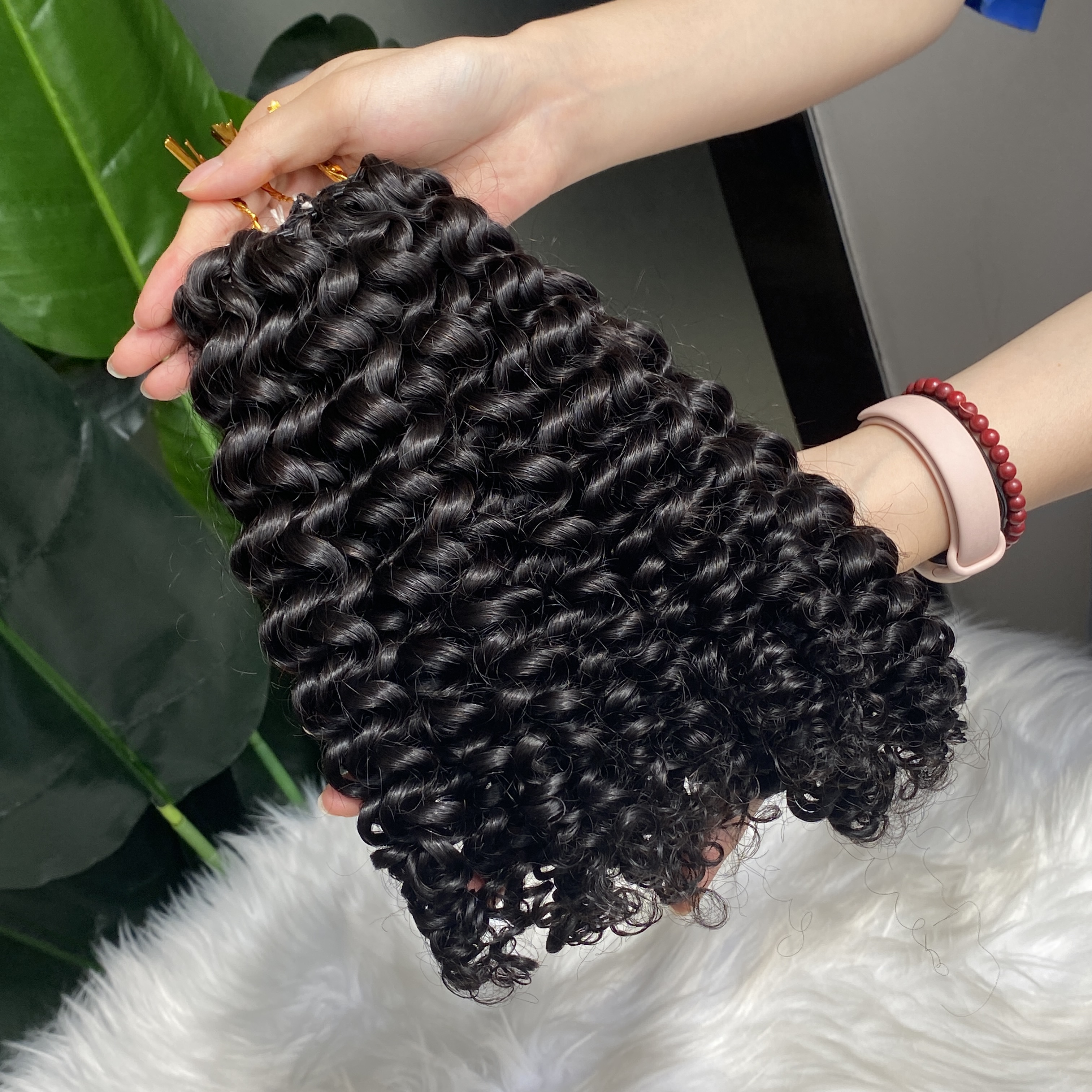 Deep Wave Crochet Human Hair E - Crochet Braiding Hair recension och pris