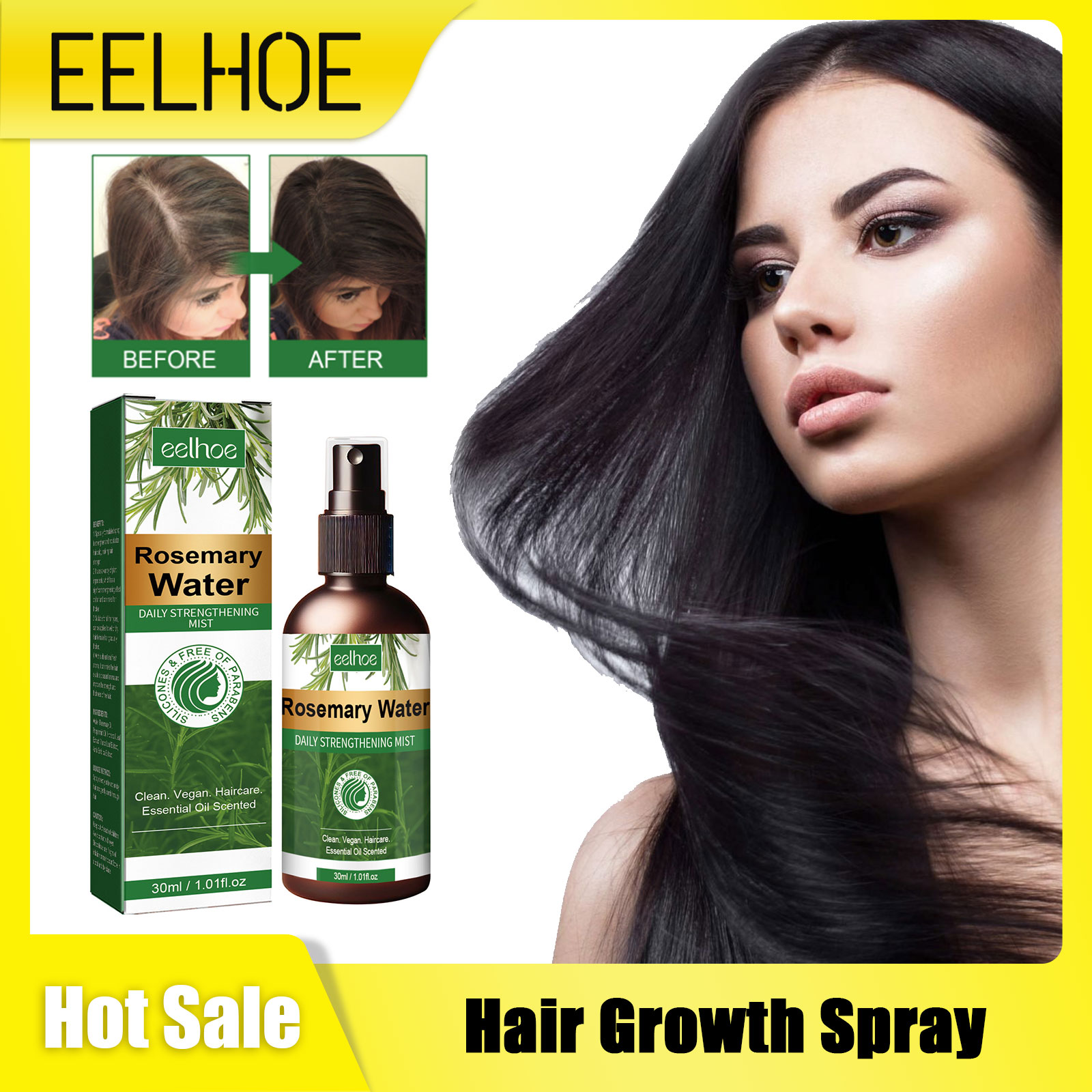 Rosemary Spray for Hair Nouris - Hair Care Natural recension och pris