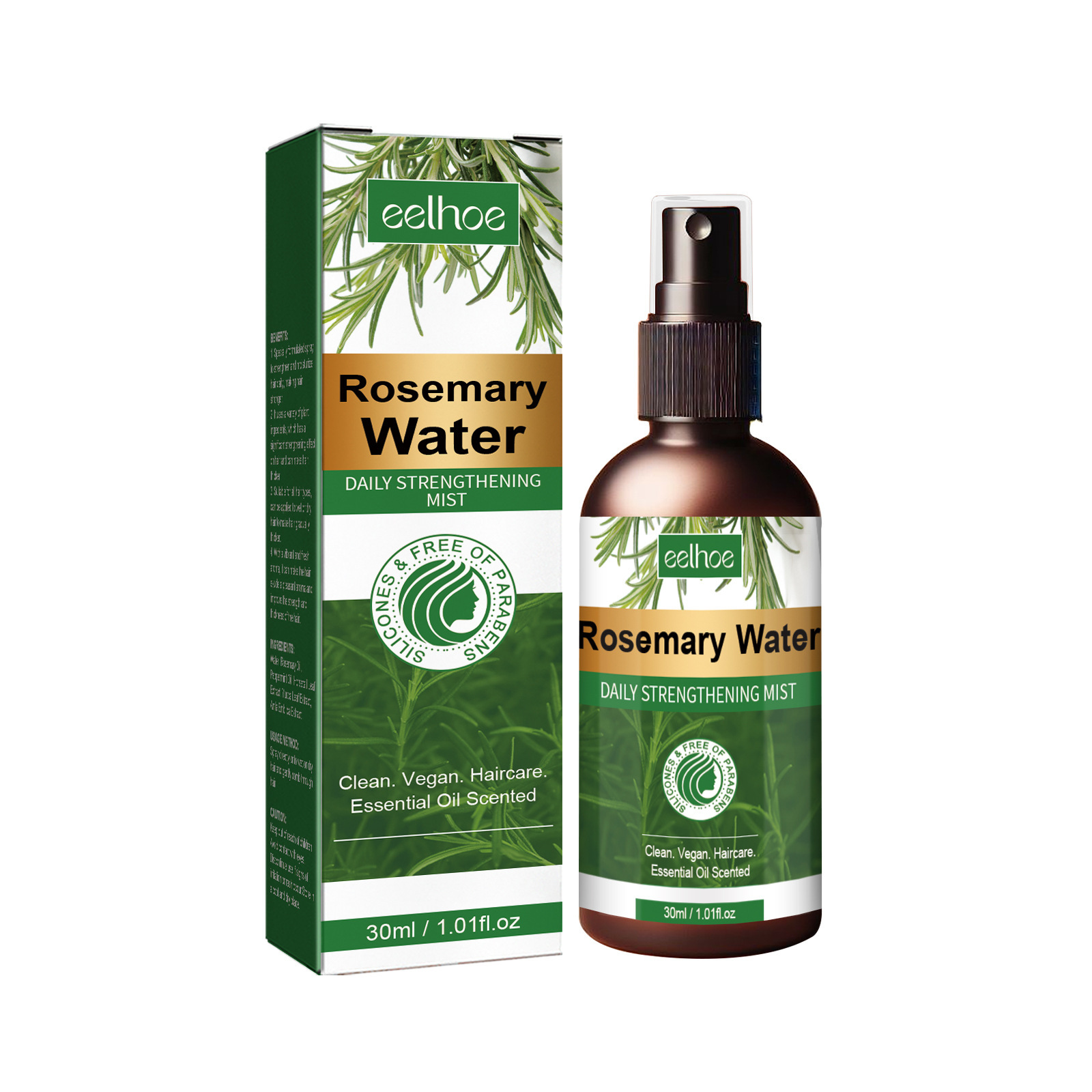 Rosemary Spray for Hair Nouris - Hair Care Natural recension och pris
