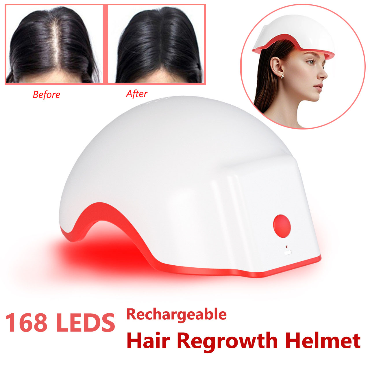 Red Light Therapy Device Hat N - Hair Care Routine recension och pris