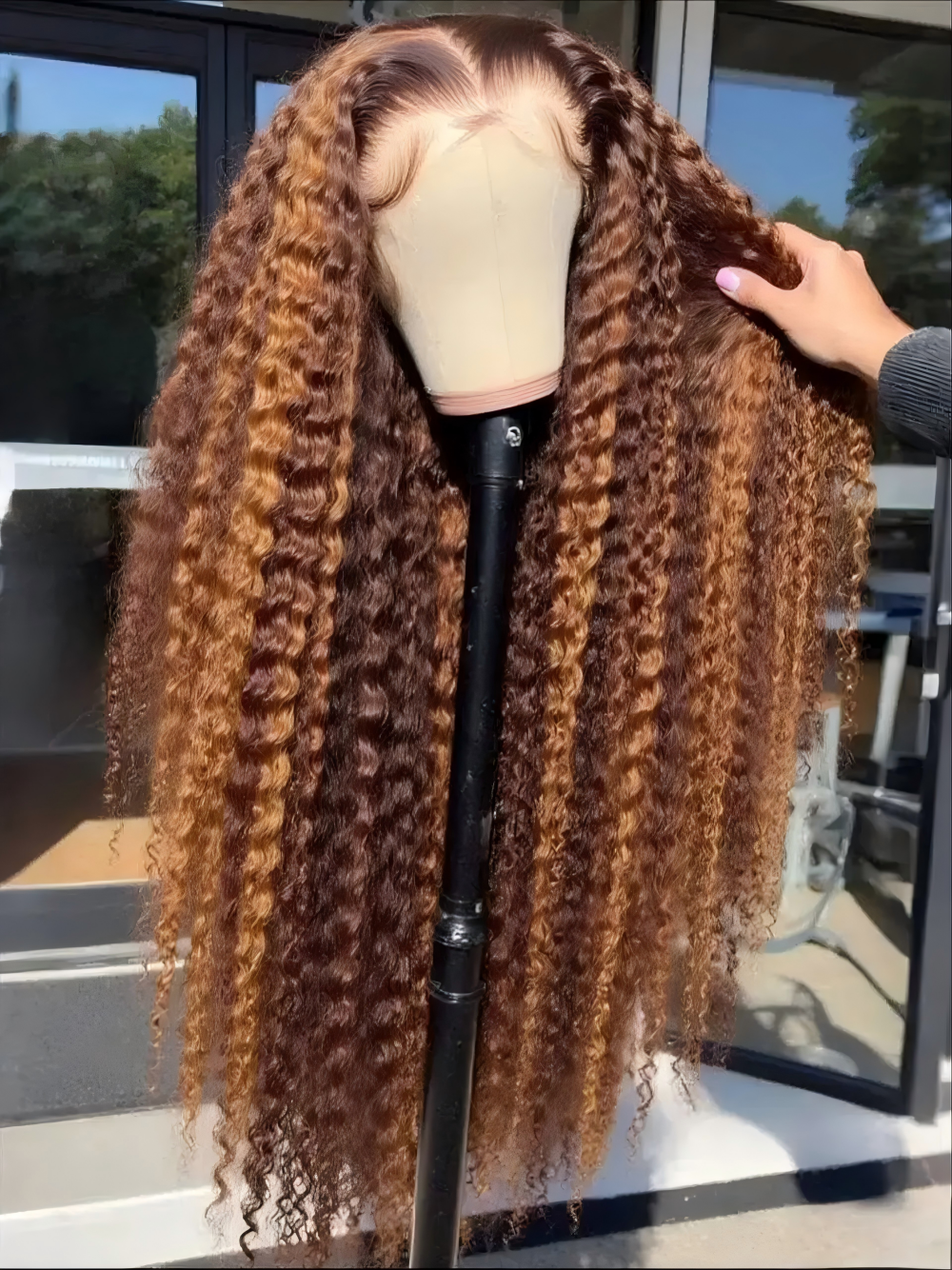 Highlight Curly Wig 13x4 Lace  - Hair Care Routine recension och pris